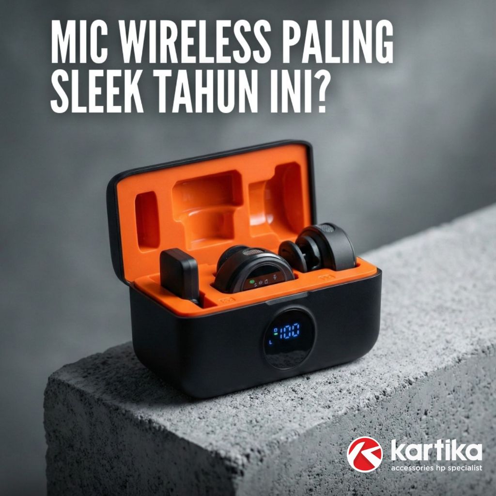 WAWAWA WA-J13 Wireless Microphone High Quality Audio with Active Noise Cancellation