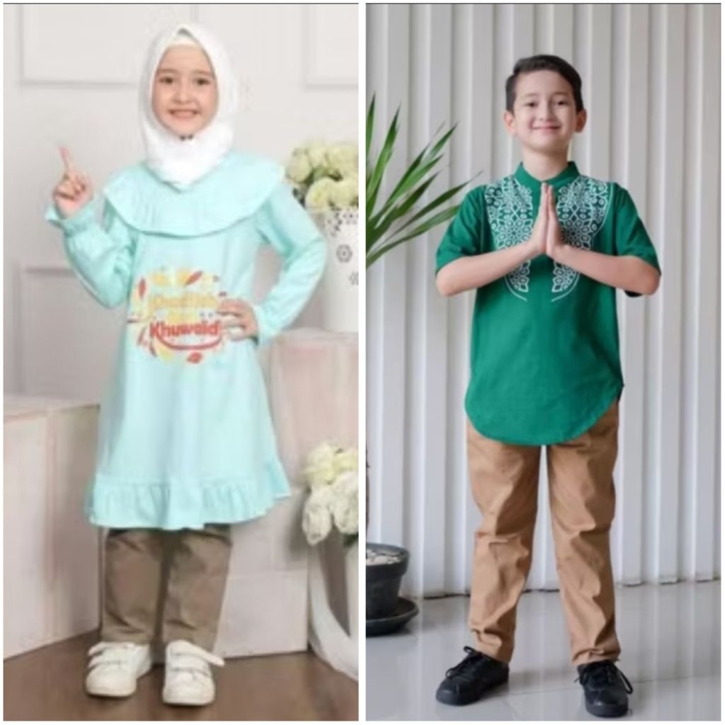 Setelan Anak Boogiea Ramadhan Series  (size 4/6/8/10/12)