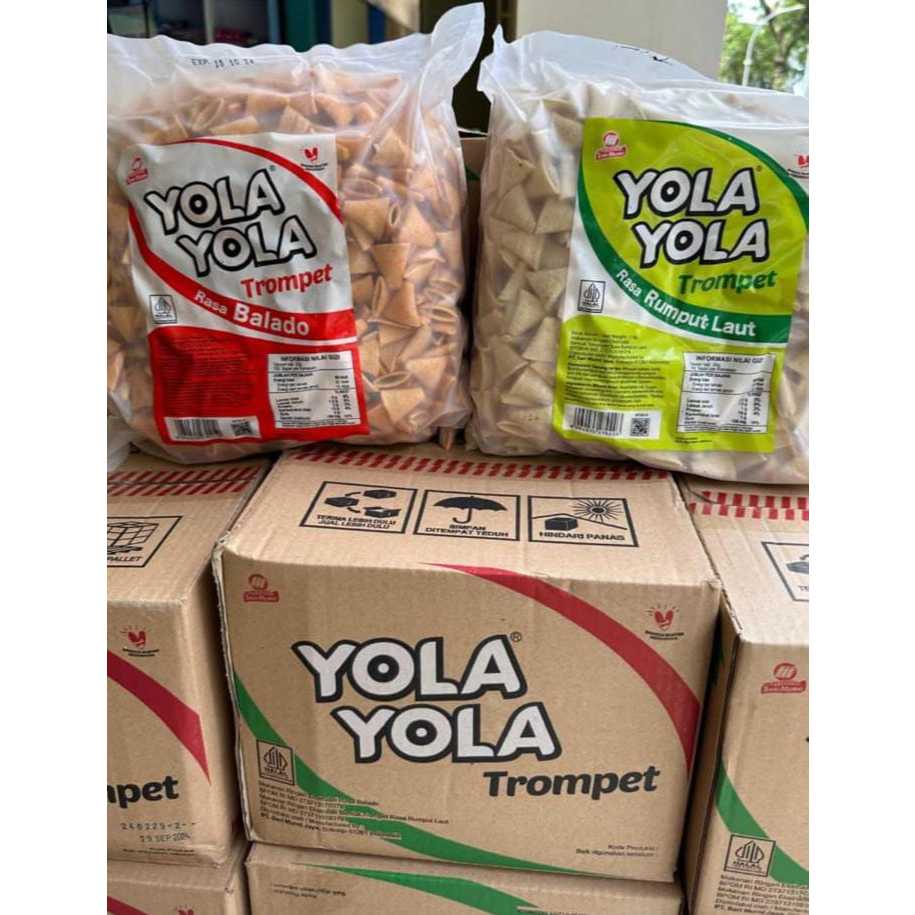 YOLA YOLA Terompet (Promo 1 dus isi 2 Kg)Rasa Enak