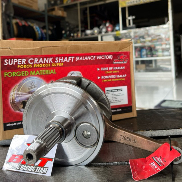 Askruk Kruk as BRT Tiger assy langkah 68mm full balance set bearing 1set atau askruk only