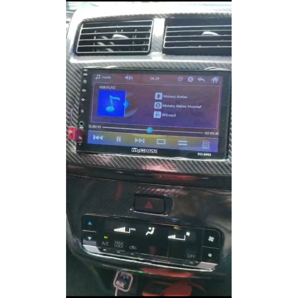 #panel AC Digital/climate Digital Agya Ayla