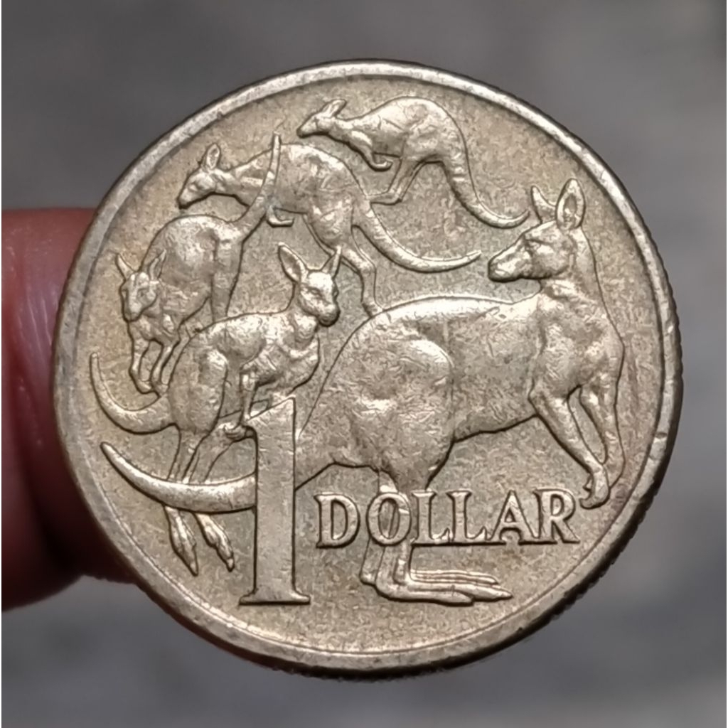 Koin Australia 1 Dollar Kangguru tahun 2006