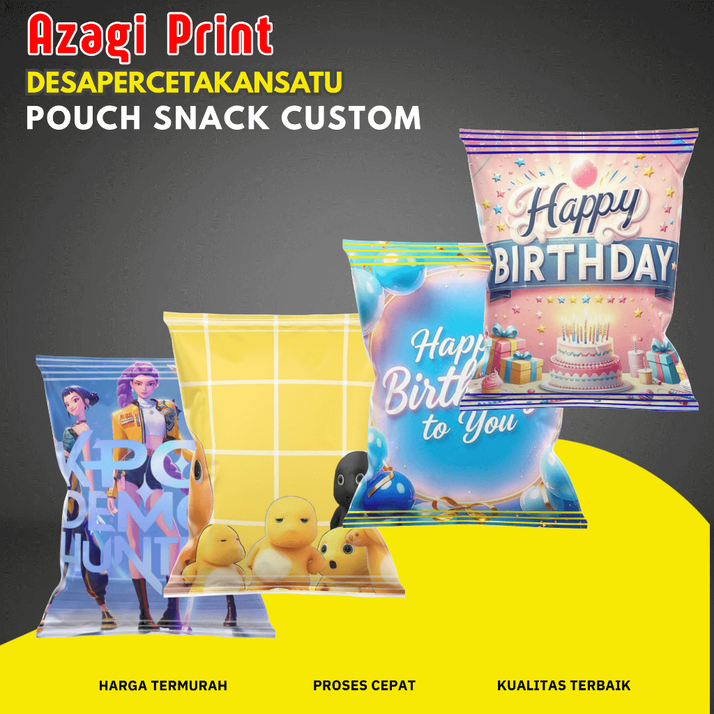 Pouch Snack Custom - DESAPERCETAKANSATU