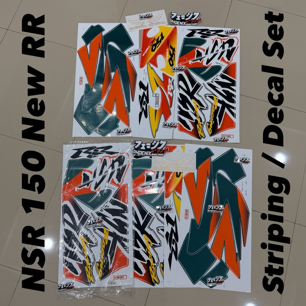 Striping Sticker Decal NSR 150 RRW New RR Original Made in Thailand Stiker Body Set Honda NSR 150RRW