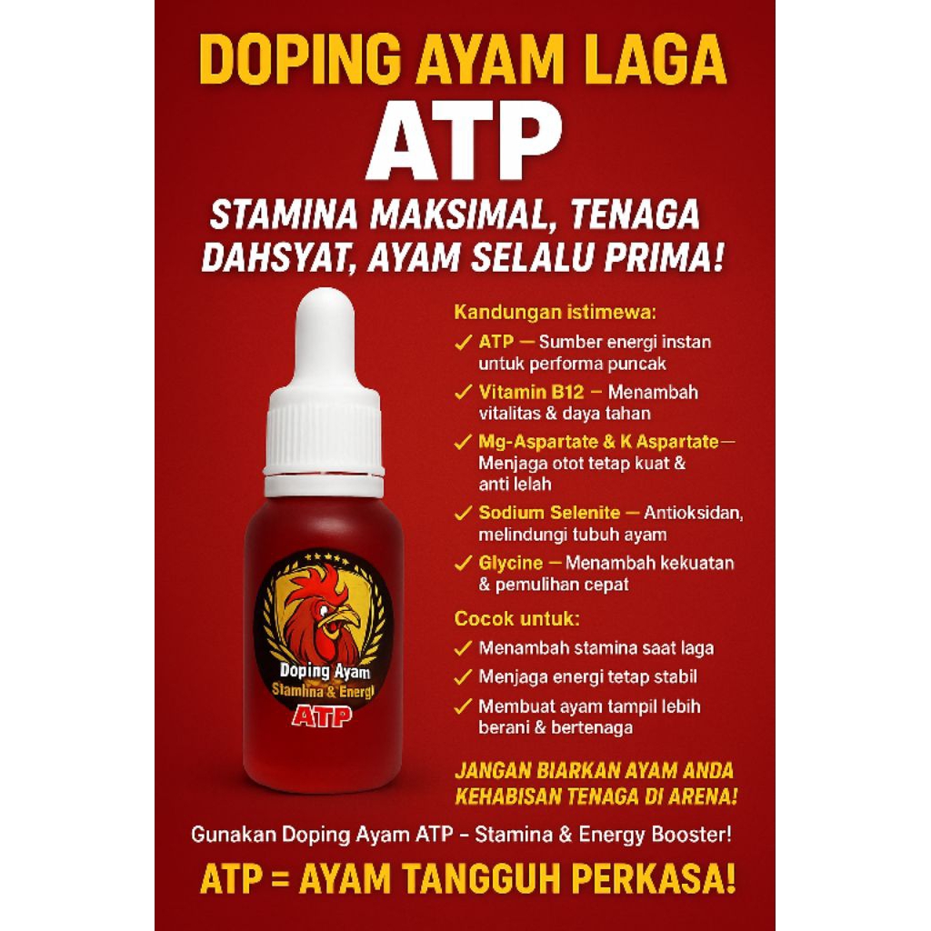 Doping ATP ayam Bangkok