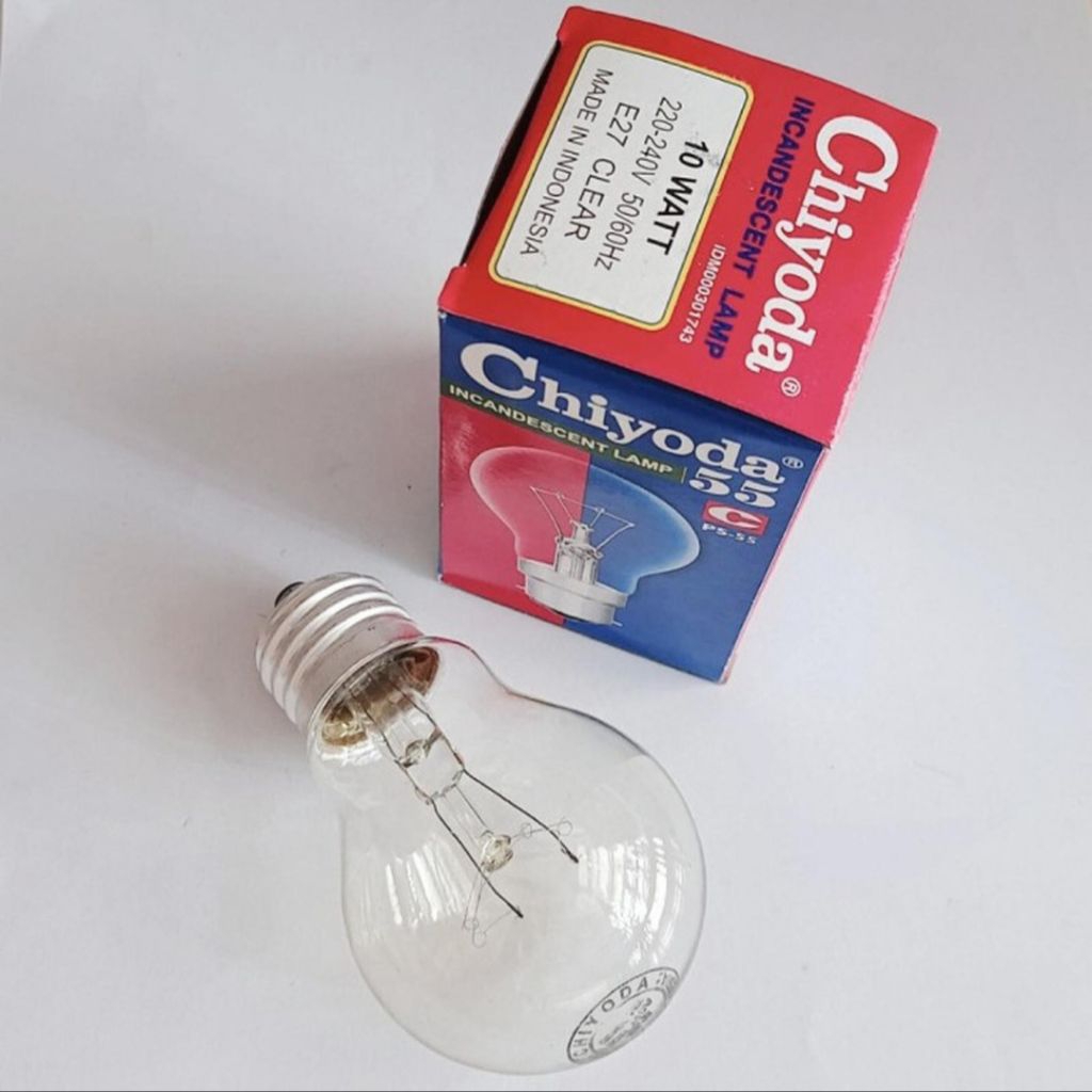 Bola Lampu Pijar 10Watt 15Watt CHIYODA