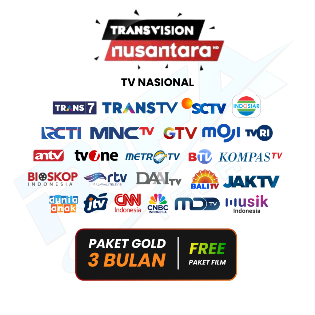 Nusantara HD Paket Nusa Gold 90 Hari