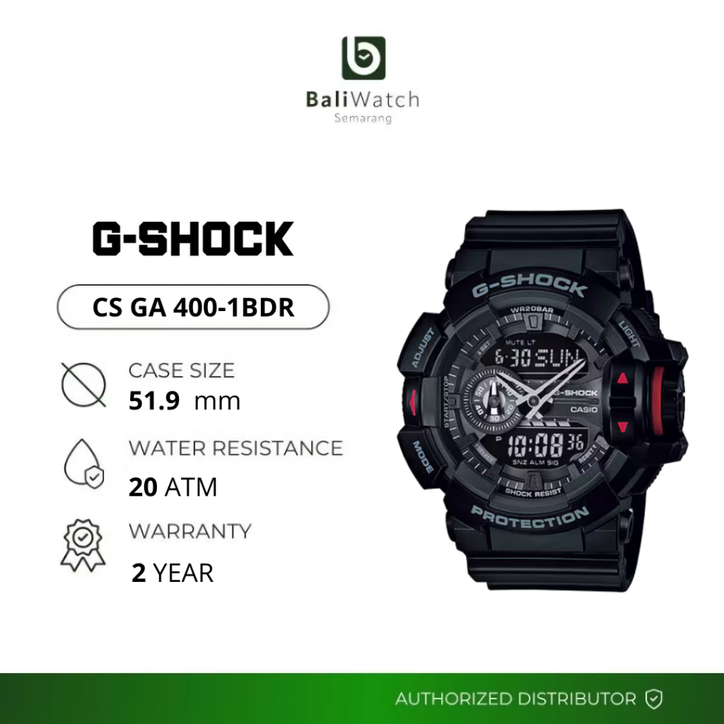 CS GA 400-1BDR jam tangan pria