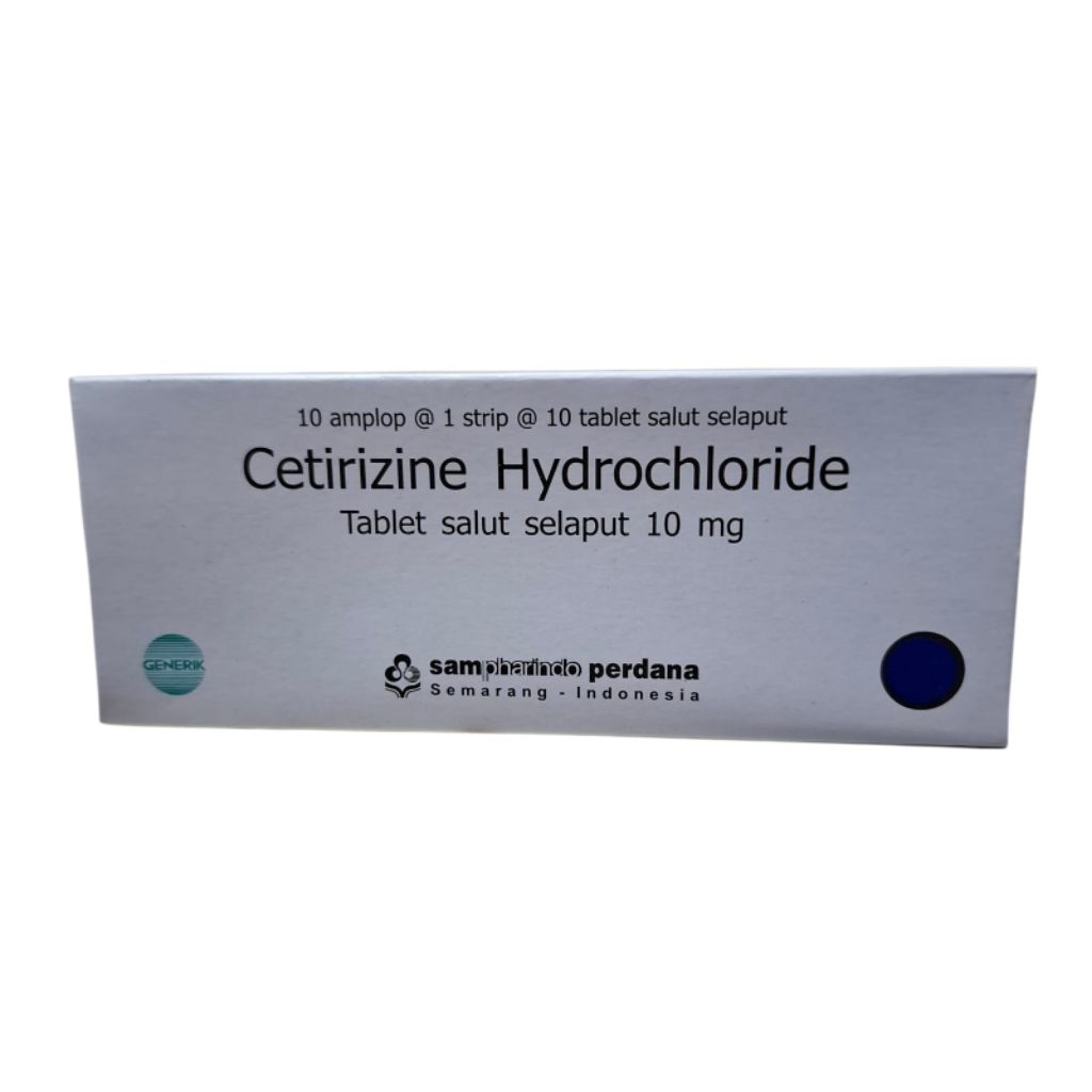 cetirizine box 100 tablet sampharindo