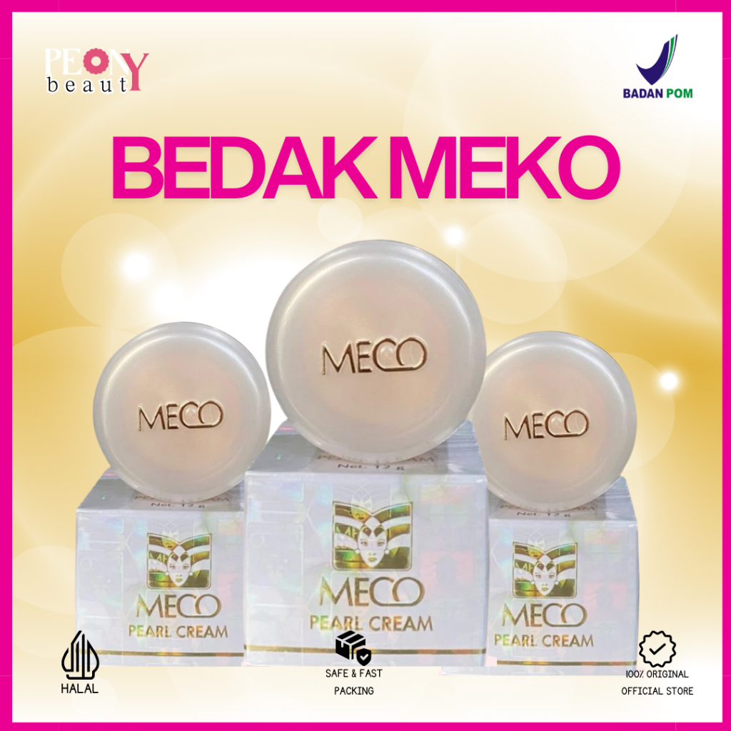 MECO Pearl Cream | Krim Memutihkan Meco | Bedak Meco
