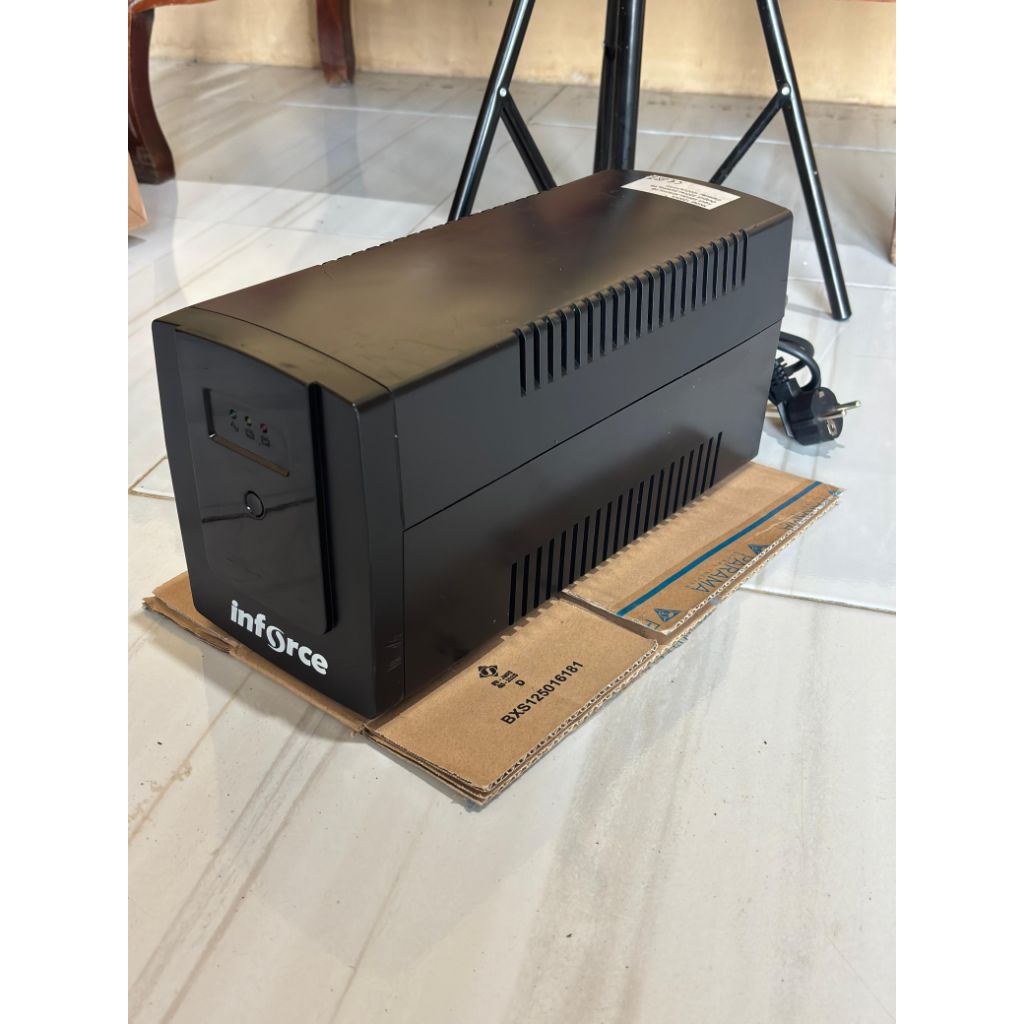 UPS INFORCE 1200VA 720WATT SECOND NORMAL DIJUAL TANPA AKI