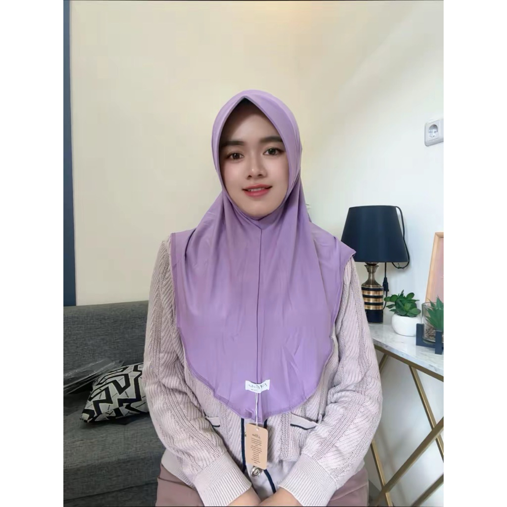 887 JILBAB OVIN MOIRA DEX SPORTY NUTUP DADA DEWASA TANGGUNG SIZE S DEWASA JERSEY SUPER/HIJAB MOIRA S