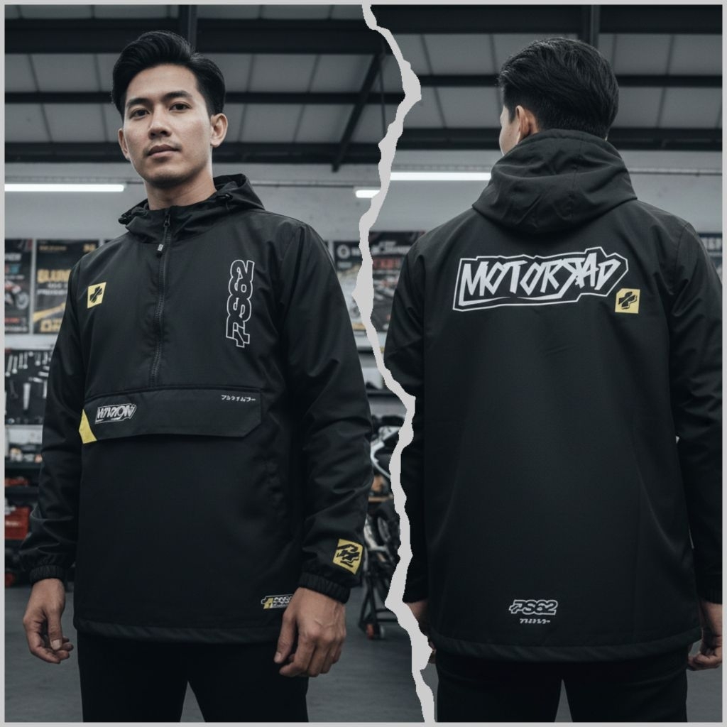 Ps62 Jaket Parasut Cougle LYNX || Bahan Parasut