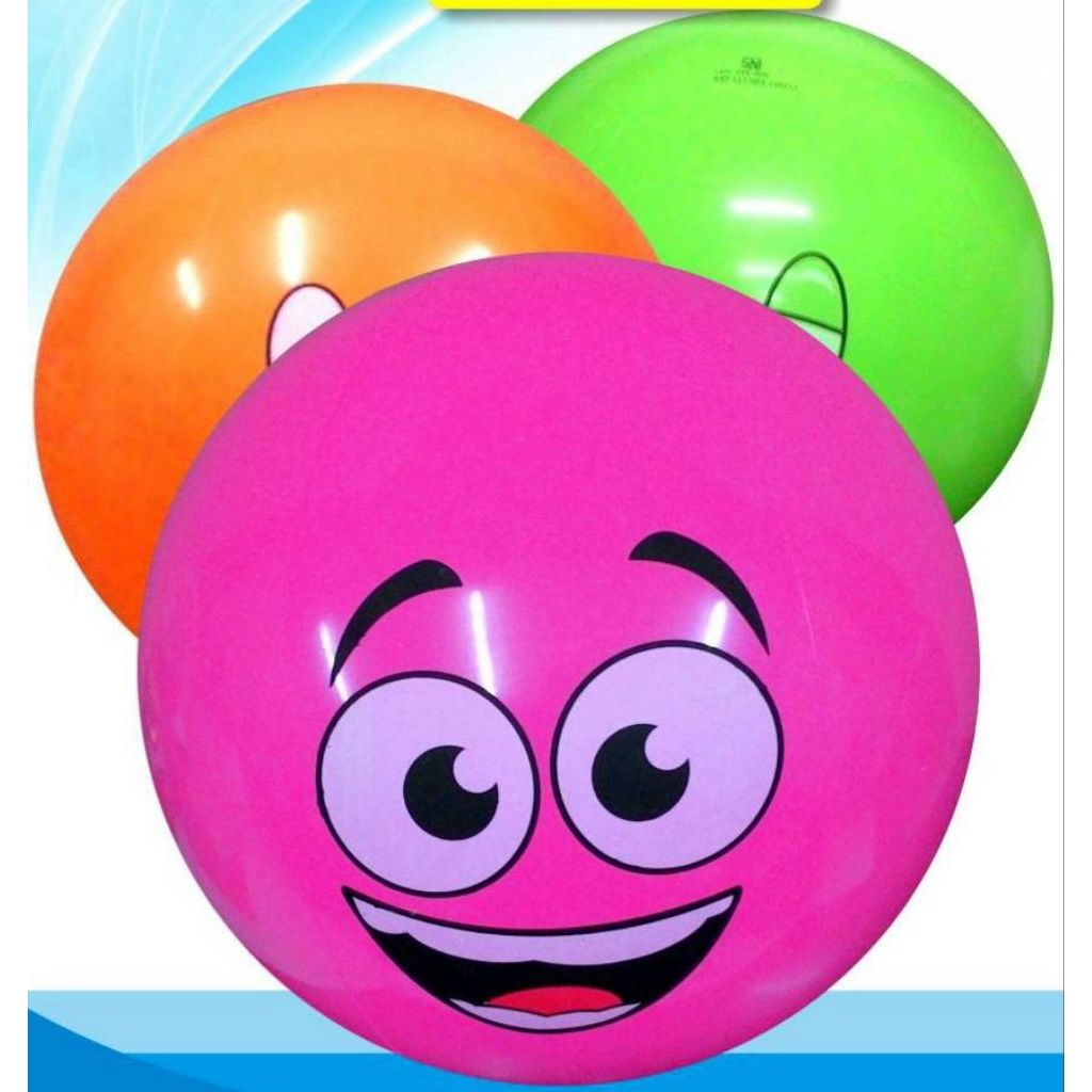 [100 Pcs] Balon Emoji / Balon Smile Pack