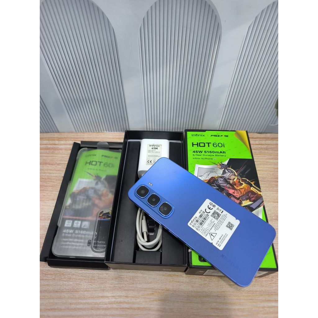 INFINIX HOT 60i 8/256 SECOND LIKE NEW GARANSI RESMI