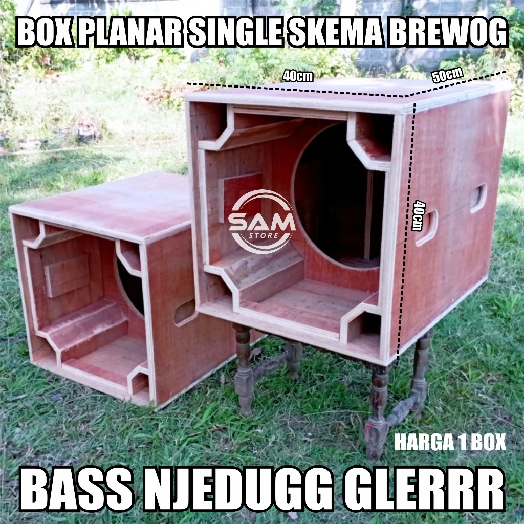 Box Speaker Planar 12inch Versi Brewog Audio