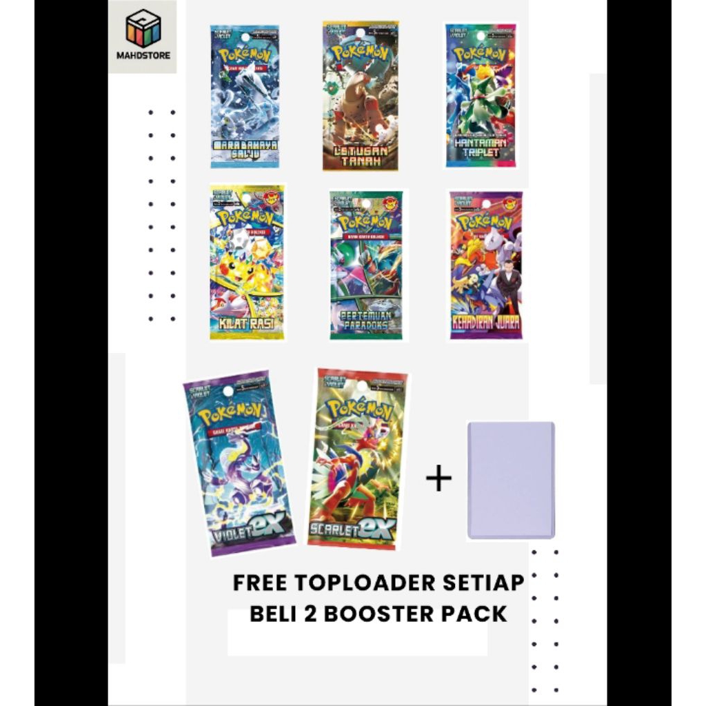 Kartu TCG Pokemon Indonesia Segel