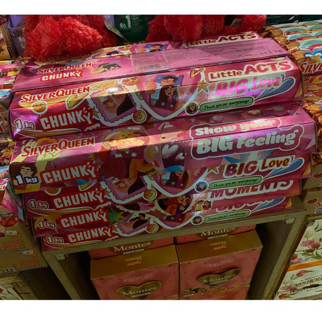 Promo Cokelat Silverqueen Jumbo 1 Kg / Cokelat Silverqueen Valentine  1 Kg