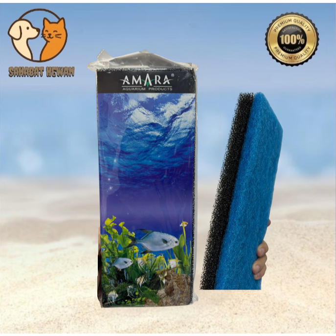 Kapas Busa Amara Filter Aquarium Akuarium Aquascape BISA DI CUCI TEBAL 5cm