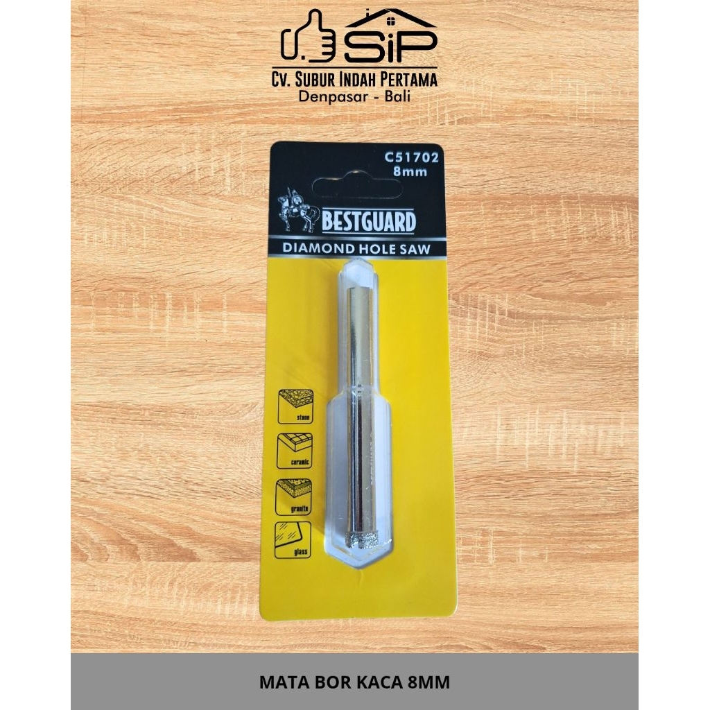 MATA BOR KACA 8MM/MATA BOR UNTUK KACA