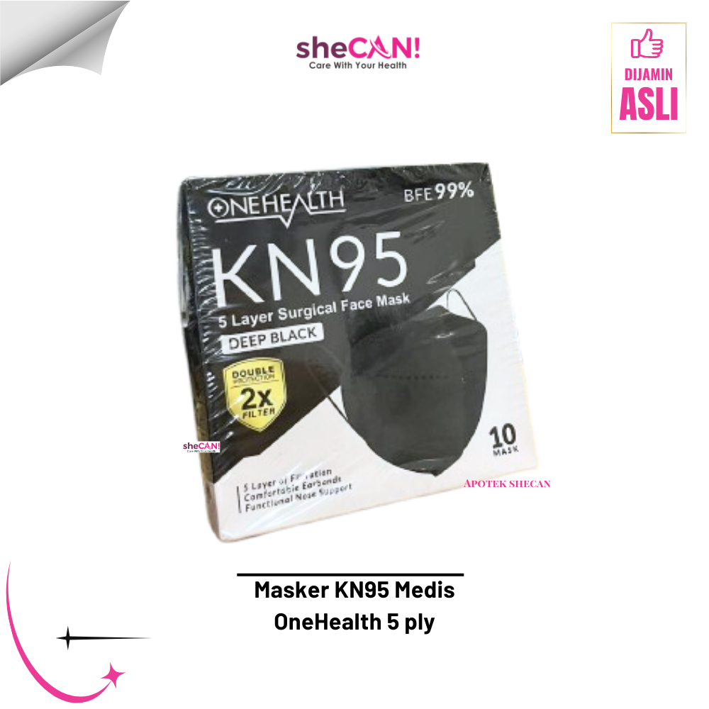 Masker KN95 Medis OneHealth 5 ply SURGICAL MASK