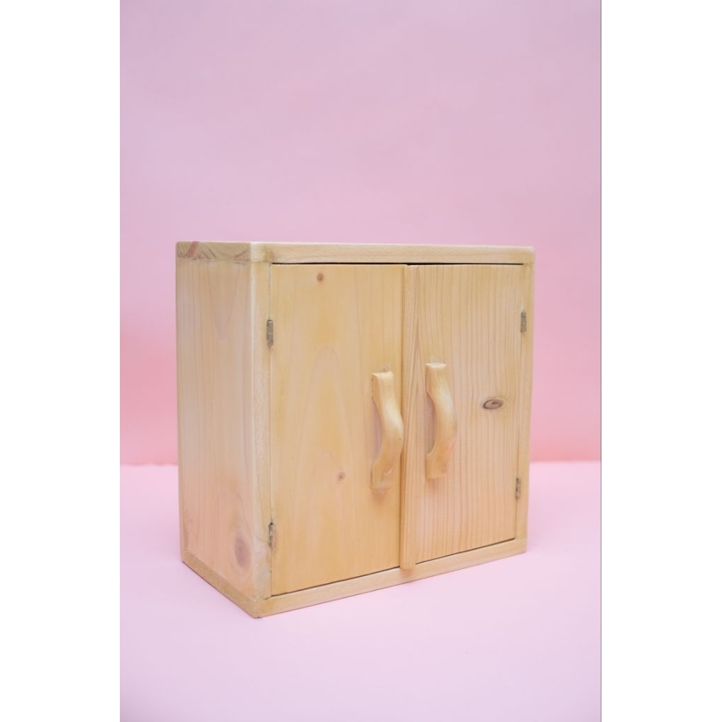 Tempat Obat/Tempat make up Wanita Bahan kayu Kuat, kokoh, Kayu Natural