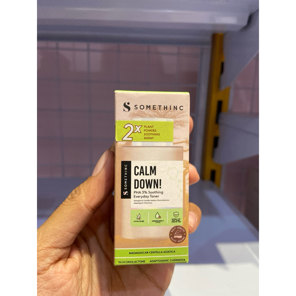 EXPIRED DATE 28/06/2026 Somethinc Calm Down PHA 3% Soothing Everyday Toner - (Madagascar Centella As