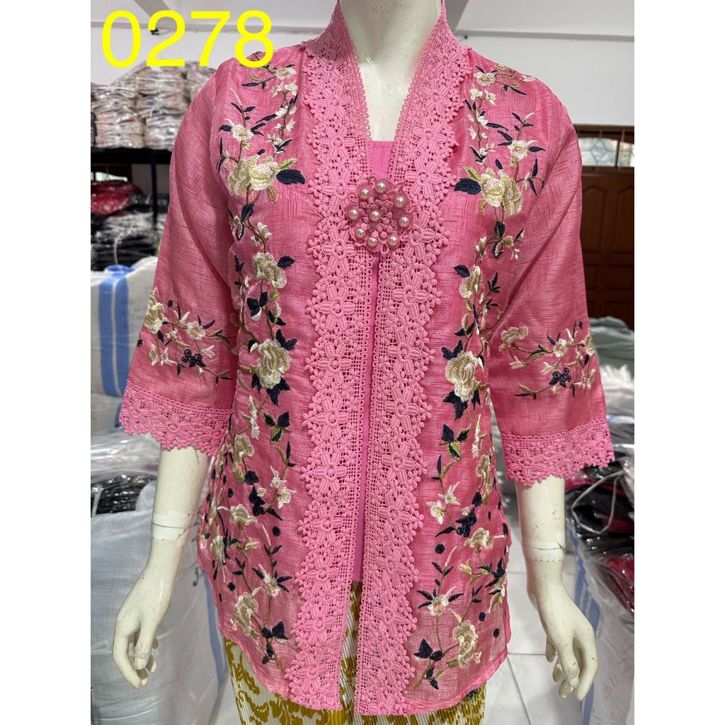 1508 kebaya rompi bordir organdi premium bros /kebaya encim