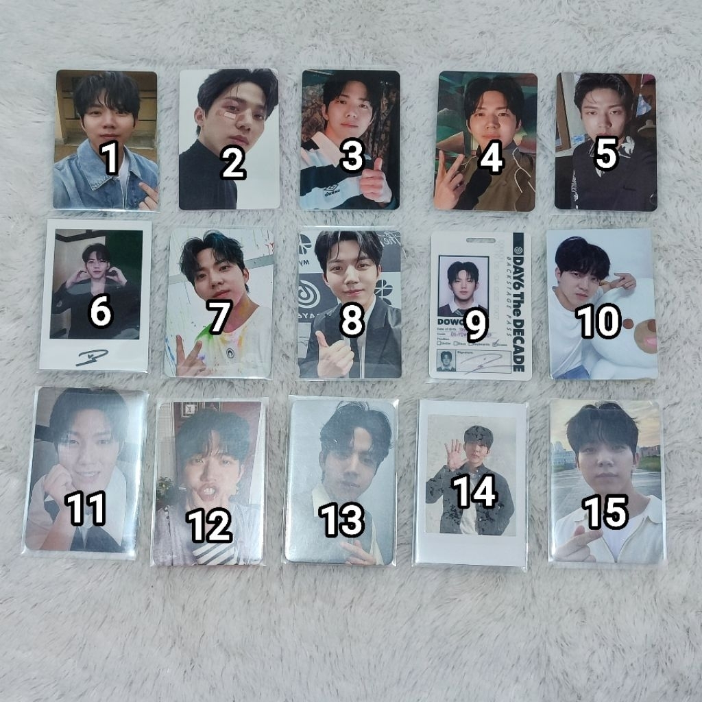photocard official aab pc yoon dowoon doun day6