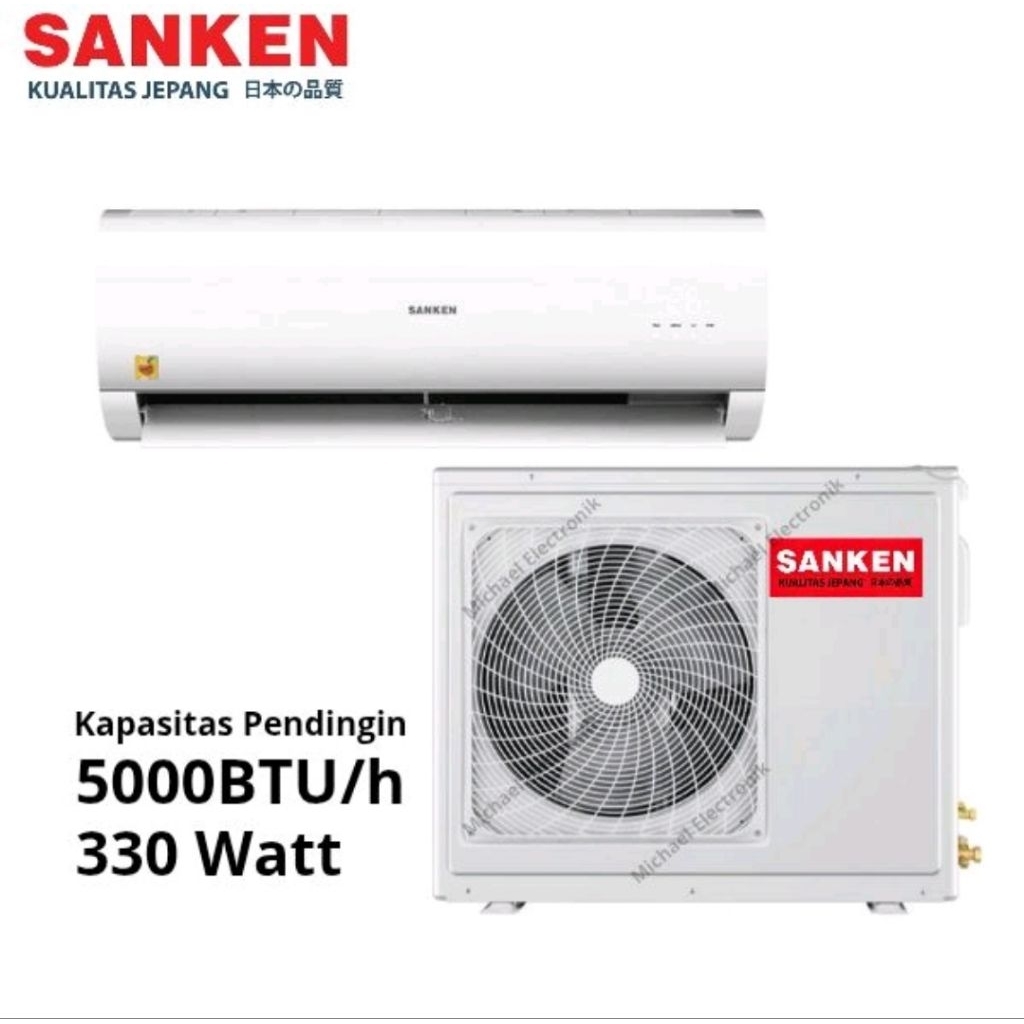 AC 1/2PK Low Watt SANKEN ESC-05DL Gold Fin Technology R32(ECO Friendly) Filter Vit C unit only pendi