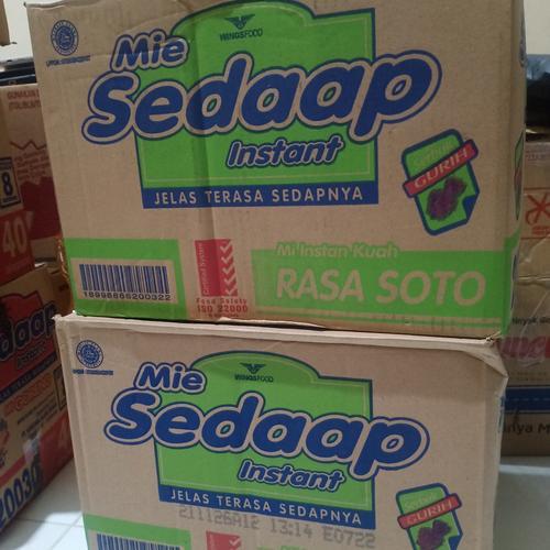 PAKET MIE SEDAP SOTO 1 KARTON ISI 40PCS
