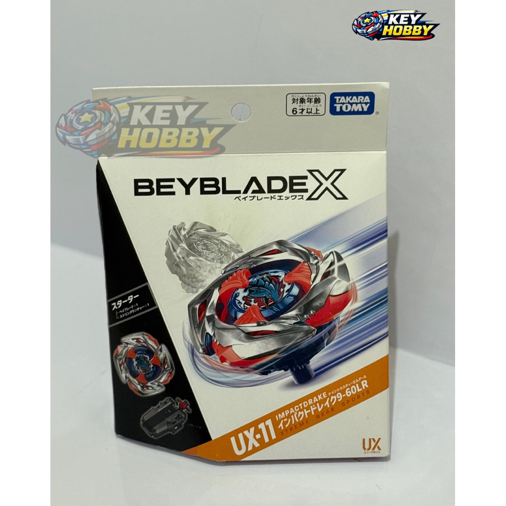 BeybladeX Beyblade X Impact Drake 9-60LR Starter UX-11 Takara Tomy