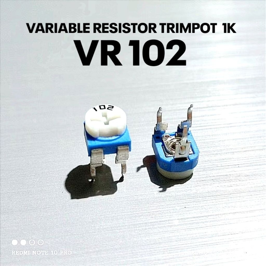 Trimpot 1k Potensio 1k VR 102 Variable Resistor Potensiometer 1K