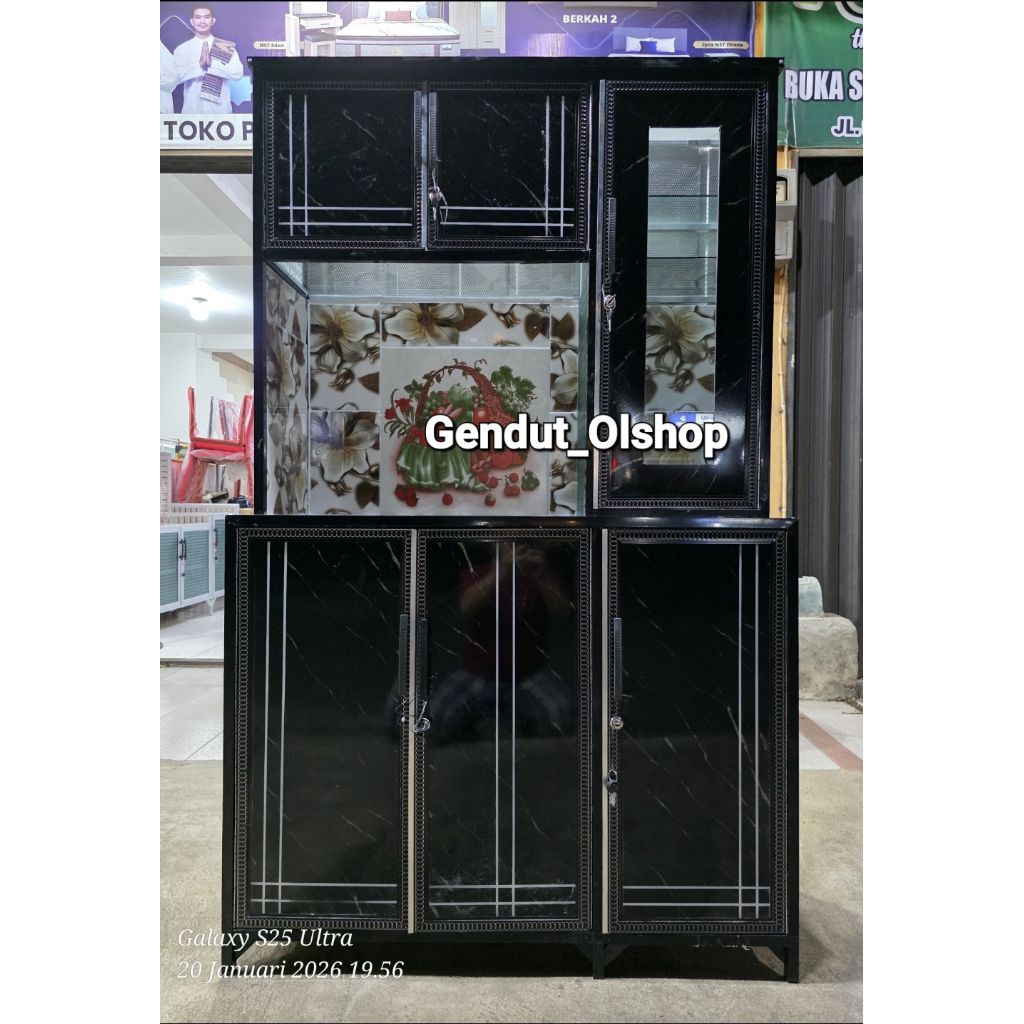 (Khusus Wilayah Kota Palembang)Lemari Dapur ACP, Lemari Piring ACP, Rak Piring ACP, Lemari Rak Pirin