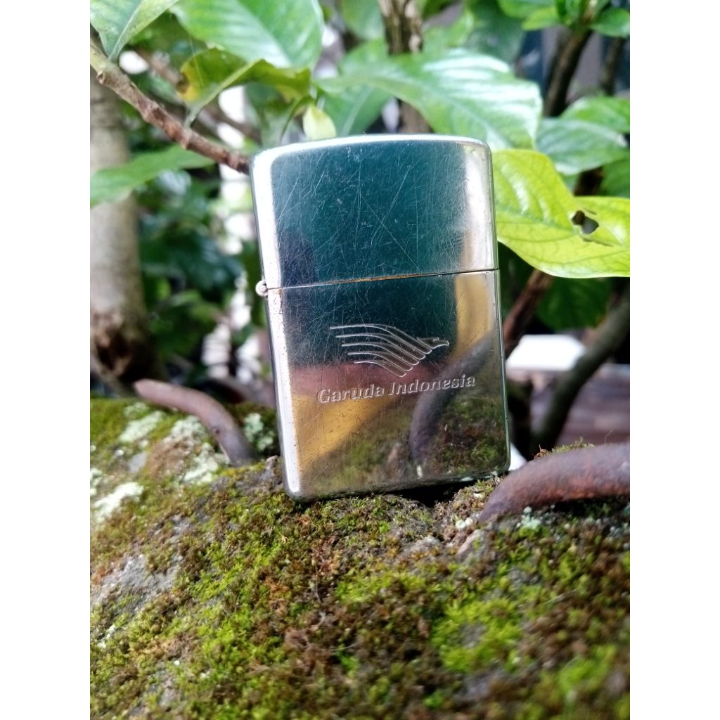 original Zippo garuda indonesia romawi 1989