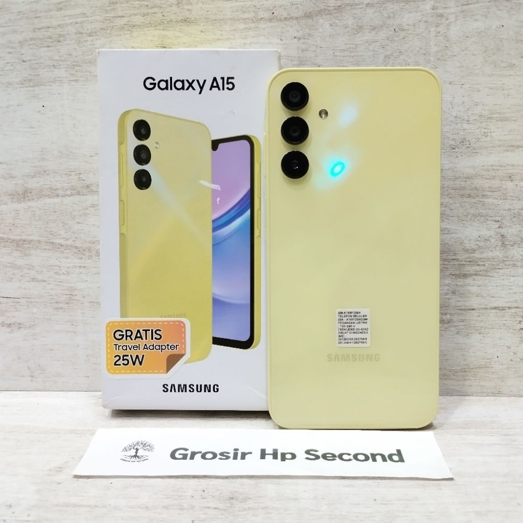 SAMSUNG A15 4G 8/256GB 8/128GB HP SECOND FULLSET