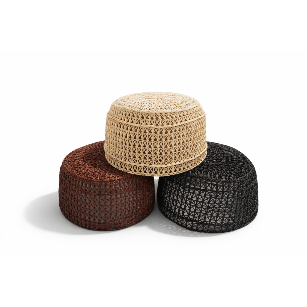 Peci Rotan Kalimantan / Peci Rotan / Peci Akar Rotan /Kopiah / songko