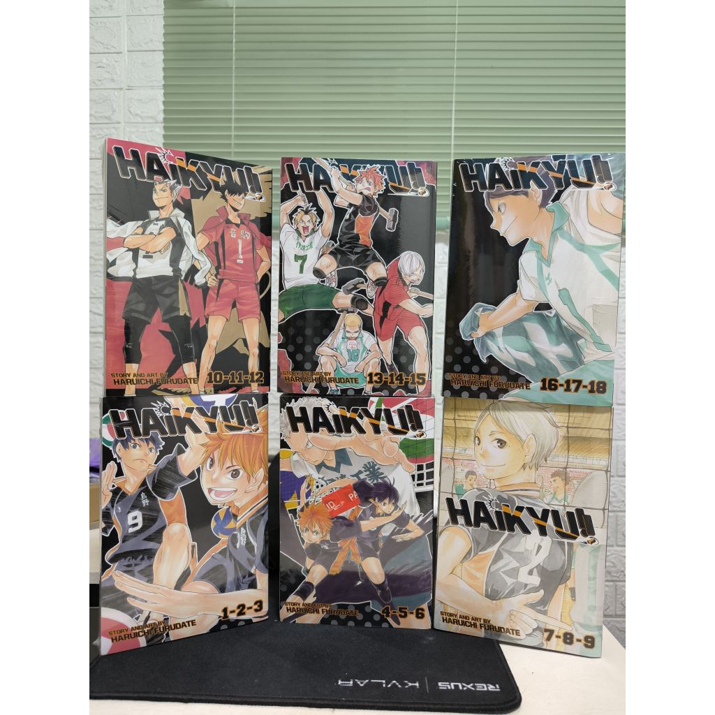 Komik HAIKYUU Vizmedia 3in1 Vol 1-6