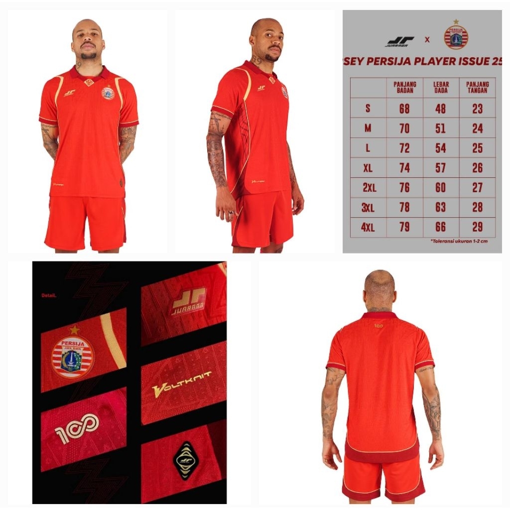 Jersey bola / persija / player issue home 2025