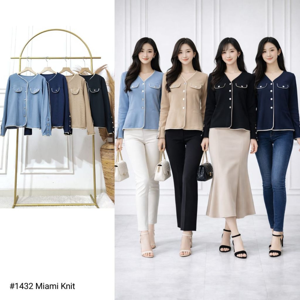 TERMURAH CARDI MIAMI KNIT BY CLARKE