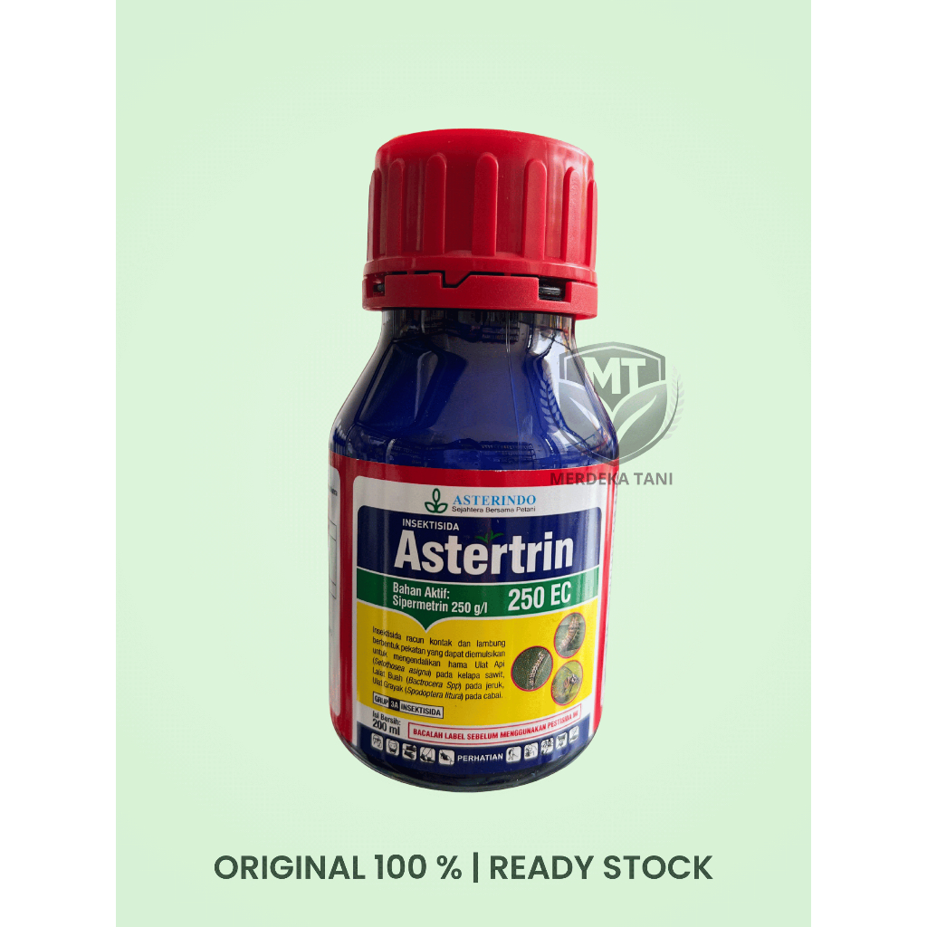Insektisida Astertrin 250 EC 200 ML, Membasmi hama ulat & serangga penghisap dengan cepat