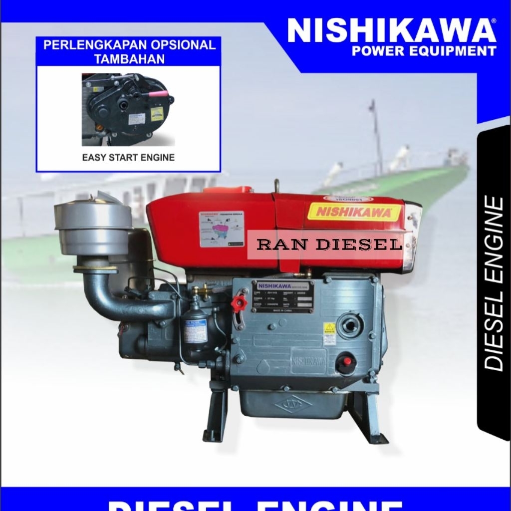Mesin Penggerak Diesel Engine NISHIKAWA ZS 1115 / 27 HP Hopper