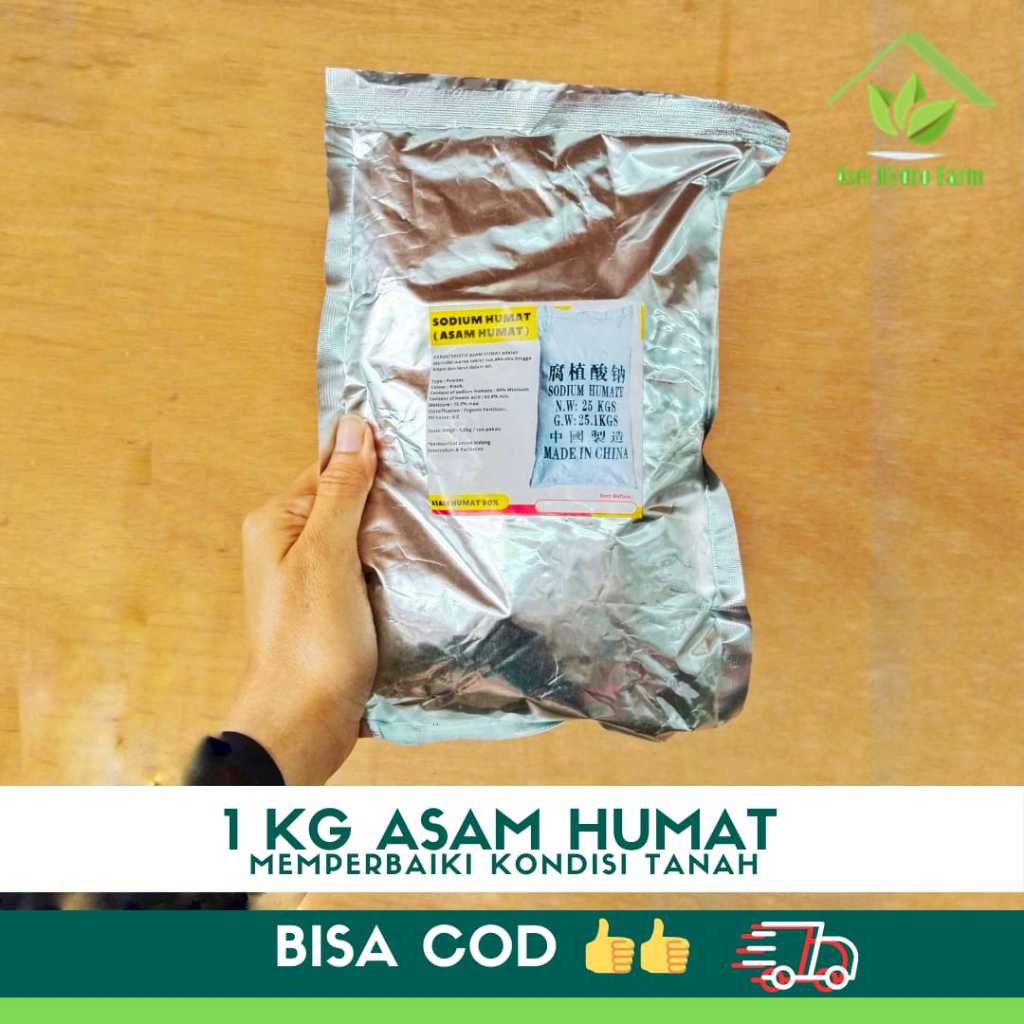 1KG ASAM HUMAT KEMASAN ALUMUNIUM FOIL