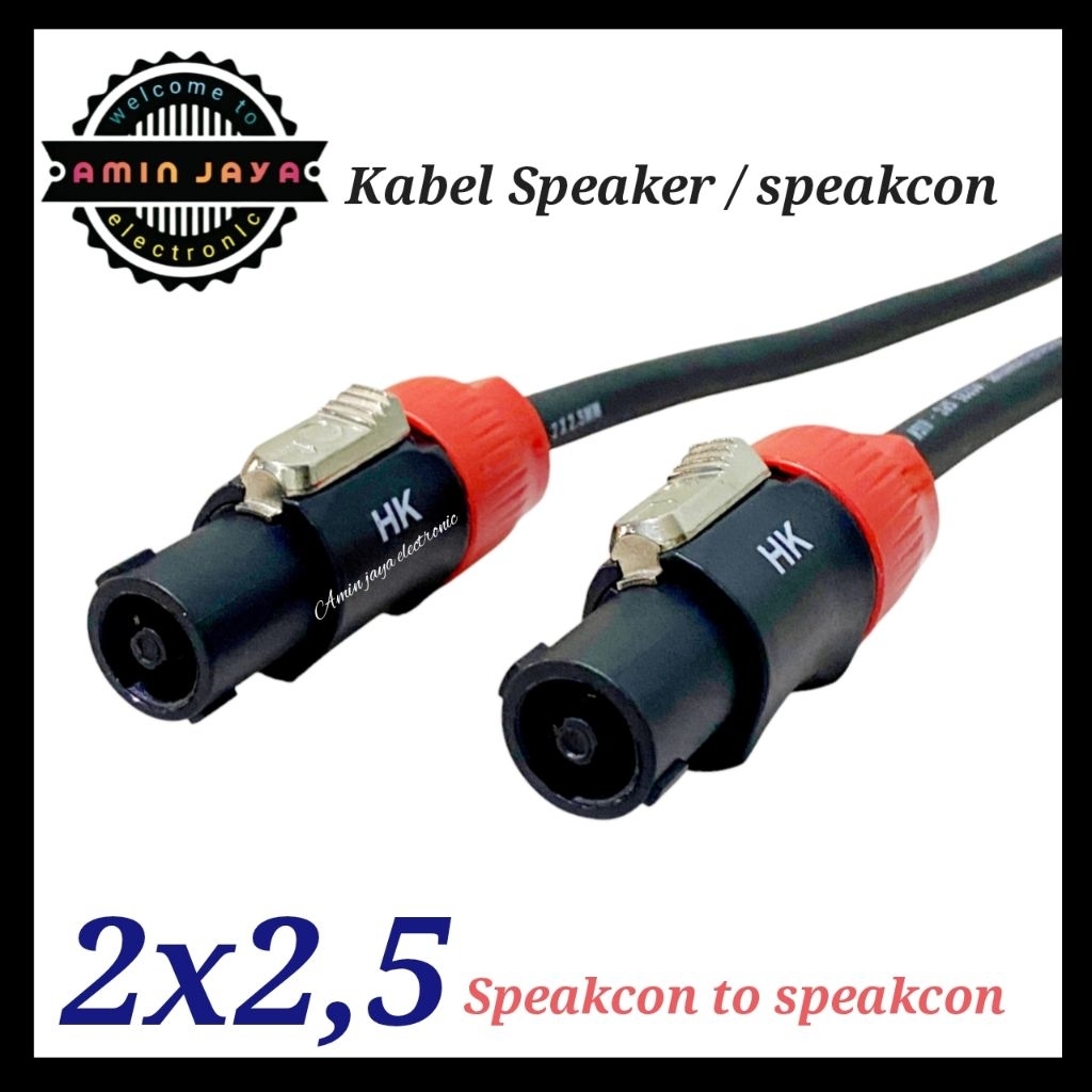 Kabel spikon to spikon / kabel speaker berkualitas