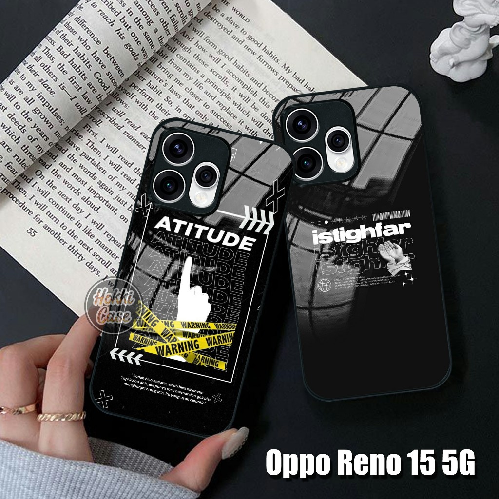 Case Oppo Reno 15 - Softcase Glass Oppo Reno 15 5G - Casing Oppo Reno 15 5G - Kesing Hp Oppo Reno 15