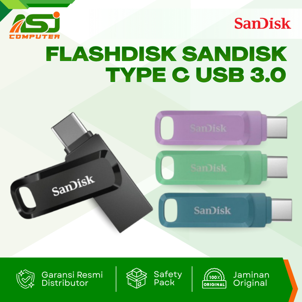 FLASHDISK SANDISK TYPE C 32GB / 64GB USB 3.0