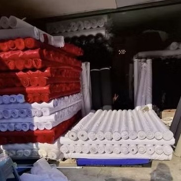 Parasut bendera merah putih kain import