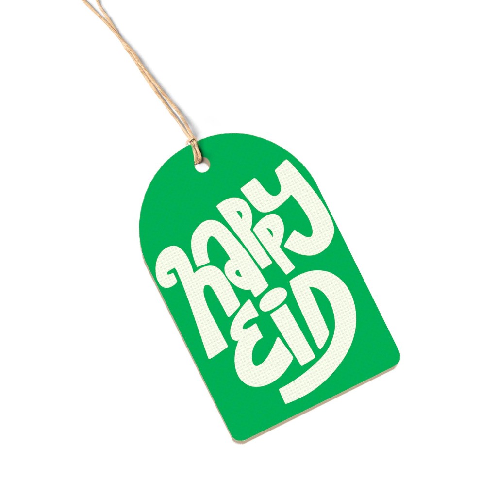 Capricorn Design Gift Tag Lebaran Exclusive Emerald Bold Isi 20 | Hang Tag Idul Fitri Aesthetic Hamp