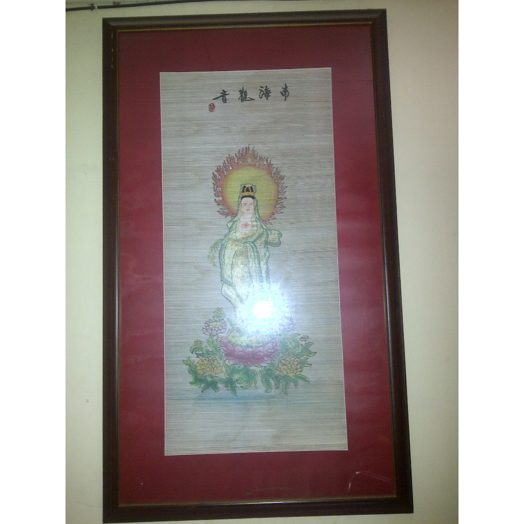Lukisan Dewi Kwan Im Kuno Jaminan Original