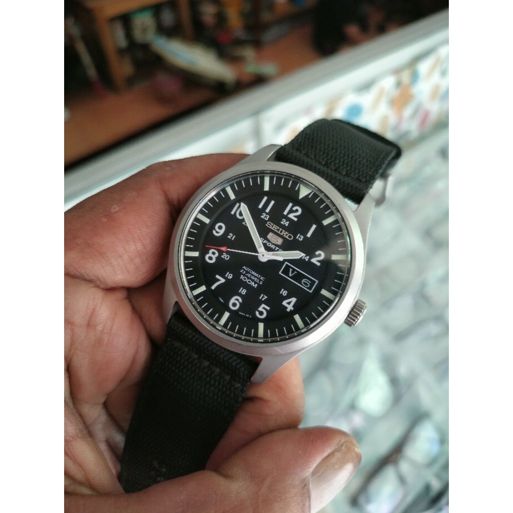 jam tangan original Militer SeikoCal 7S36
